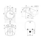 Раковина подвесная Scarabeo Planet 8100