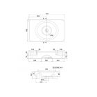 Раковина накладная или подвесная Scarabeo Fuji 6002