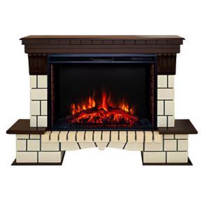 Камин для дома и дачи Real Flame Stone 33 DN с очагом Epsilon 33