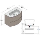    Berloni Bagno Way Round WARBS2CHD4C 1442/LAVMOOINCXR002 101