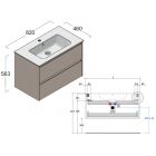    Berloni Bagno Way Block WAKBS2CHDIC 1442/LAVSMRINCXR002 190