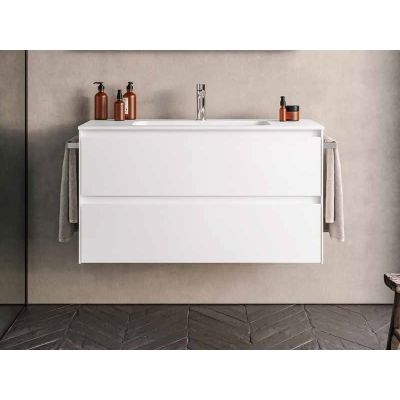 Тумба с раковиной Berloni Bagno Way Block WAKBS2CKDIC 111/LAVSMRINCXR003 101 - купить по специальной цене в интернет-магазине "Уют в доме"