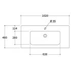Тумба с раковиной Berloni Bagno Way Block WAKBS2CKDIC 111/LAVSMRINCXR003 101