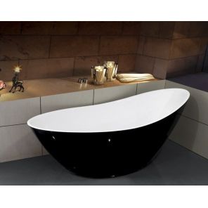 Овальная акриловая ванна Esbano London черный