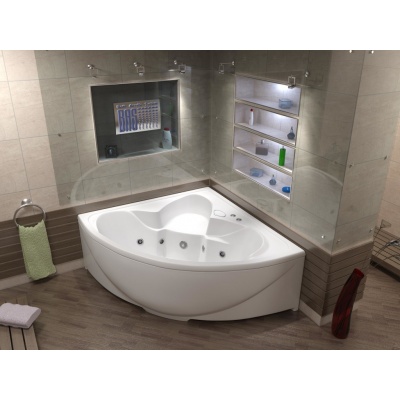 Угловая акриловая ванна BAS Дрова 160х160 см - купить по специальной цене в интернет-магазине "Уют в доме"