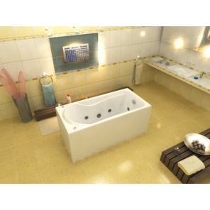 Прямоугольная ванна BAS Бриз 150x75 с гидромассажем Прямоугольная ванна BAS Бриз 150x75 с гидромассажем