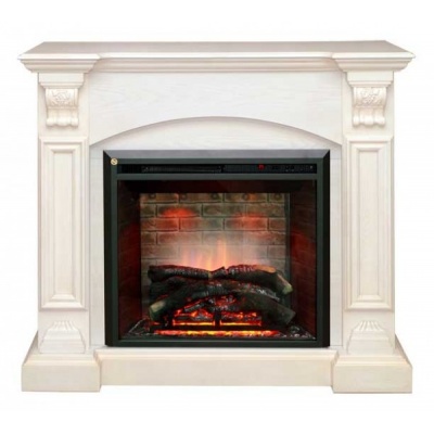 Каминный портал Real Flame Ceasar 26 Белый - купить по специальной цене в интернет-магазине "Уют в доме"